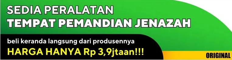 2 Banner Tempat Pemandian Jenazah