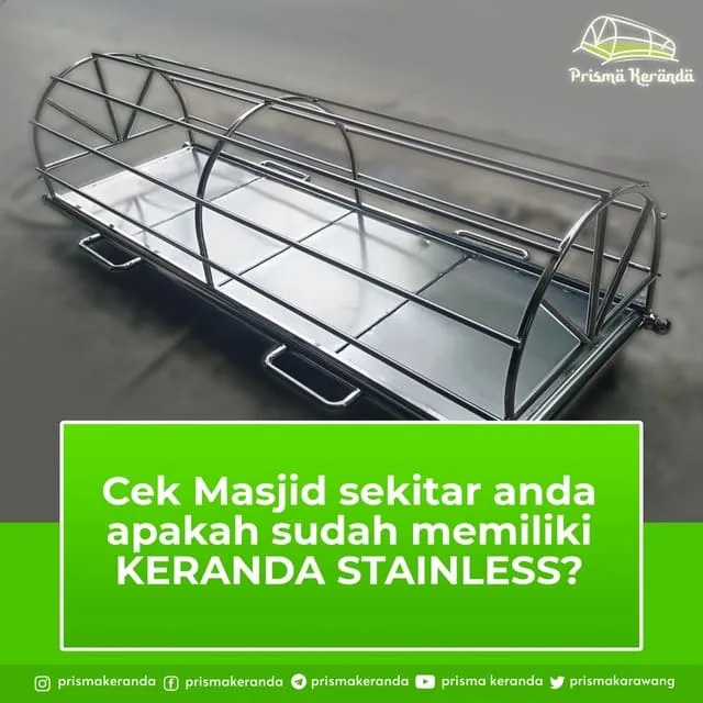 3 Keranda Stainless untuk Masjid